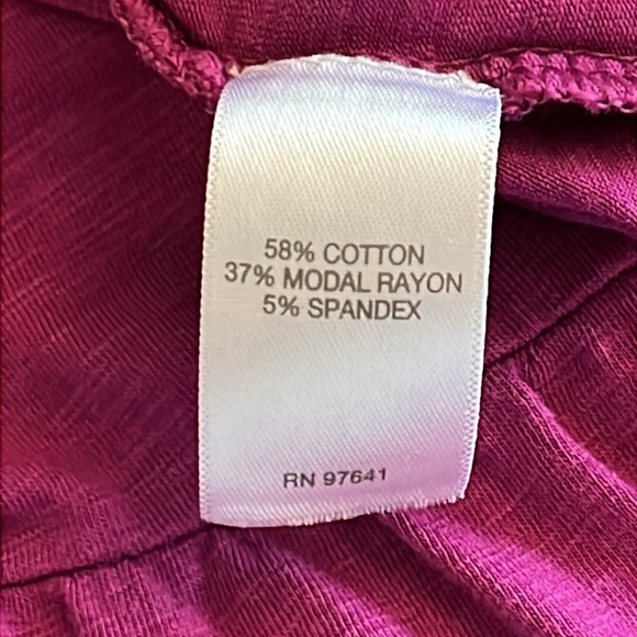 J Jill Orchid/Magenta Tiered Top XL - Picture 3 of 4